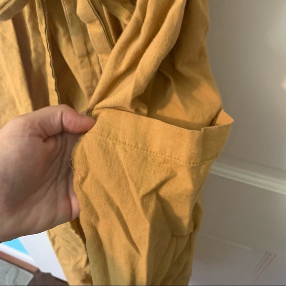 Urban Outfitters Gabrielle Linen Wrap Dress - Picture 6 of 12